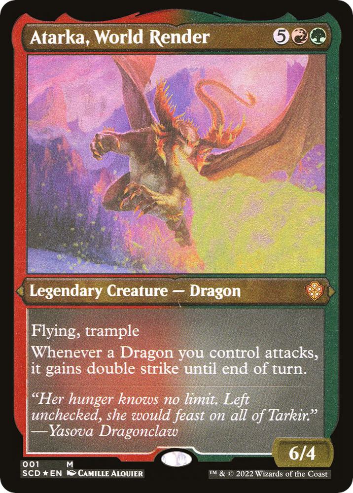 Atarka, World Render (Foil Etched), Starter Commander Decks 1
