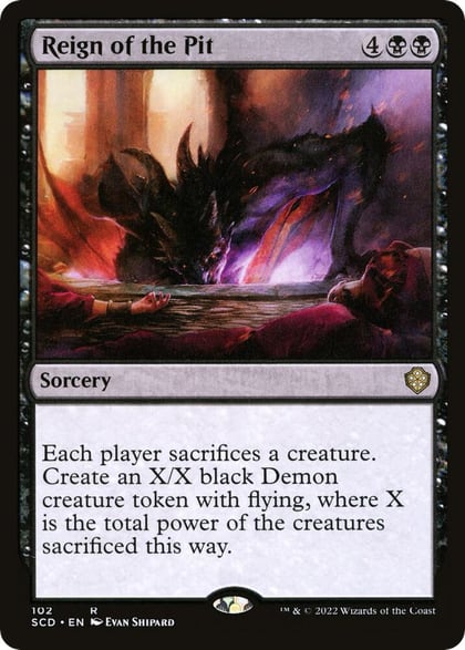 Reign of the Pit, Starter Commander Decks 102