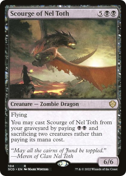 Scourge of Nel Toth, Starter Commander Decks 104