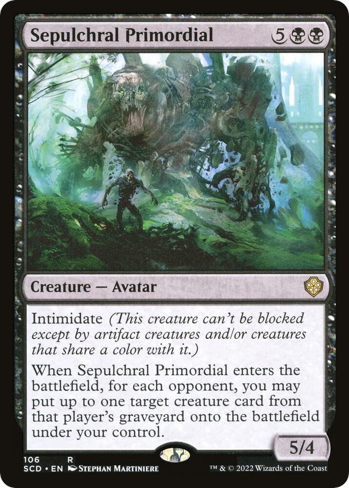 Sepulchral Primordial, Starter Commander Decks 106