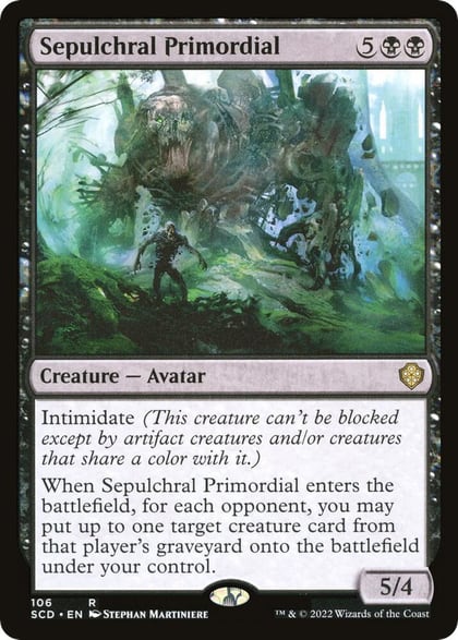 Sepulchral Primordial, Starter Commander Decks 106