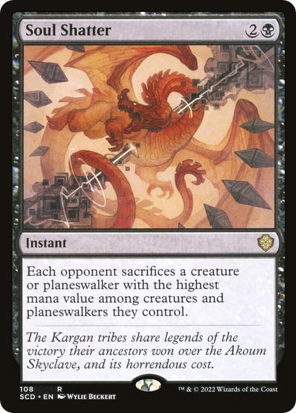 Soul Shatter, Starter Commander Decks 108