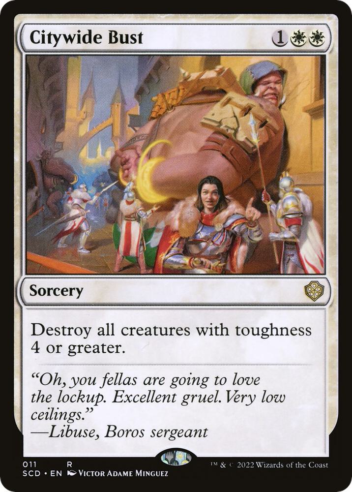 Citywide Bust, Starter Commander Decks 11