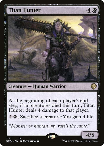 Titan Hunter, Starter Commander Decks 112