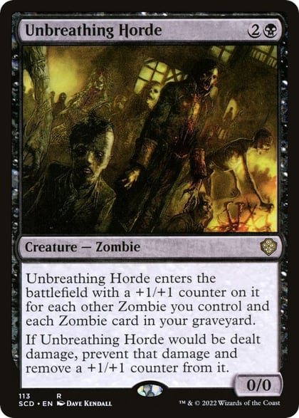 Unbreathing Horde, Starter Commander Decks 113