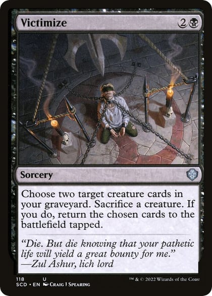 Victimize, Starter Commander Decks 118