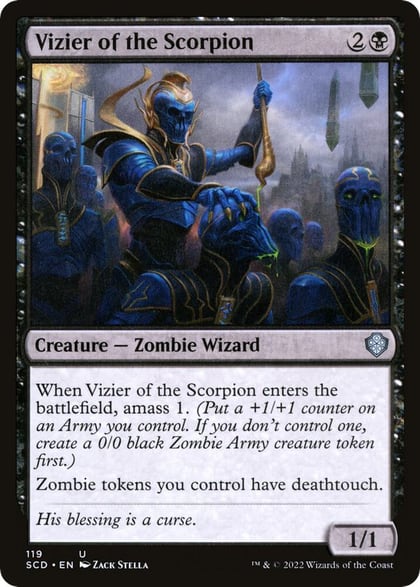 Vizier of the Scorpion, Starter Commander Decks 119