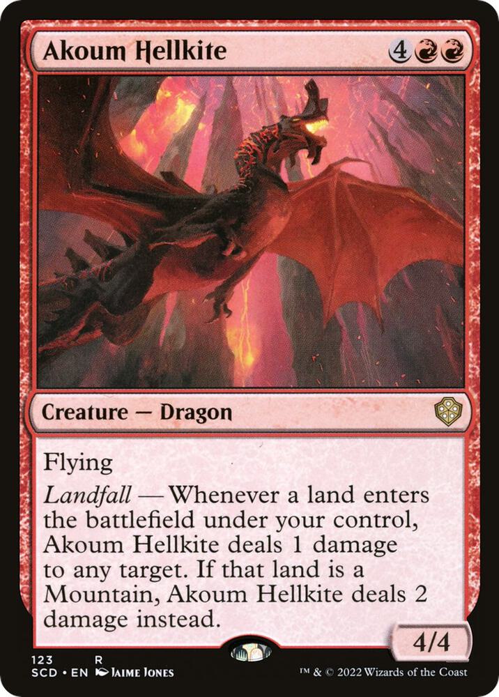 Akoum Hellkite, Starter Commander Decks 123