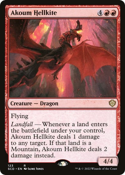 Akoum Hellkite, Starter Commander Decks 123