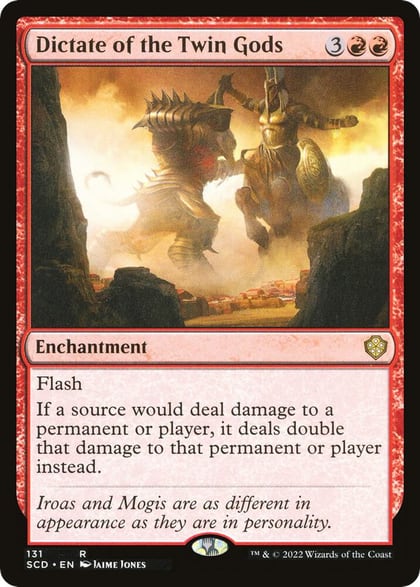 Dictate of the Twin Gods, Starter Commander Decks 131