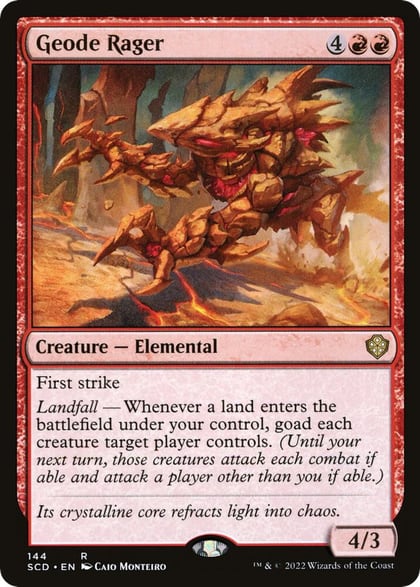 Geode Rager, Starter Commander Decks 144