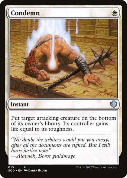 Condemn, Starter Commander Decks 15