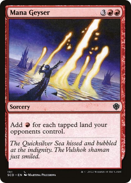 Mana Geyser, Starter Commander Decks 151
