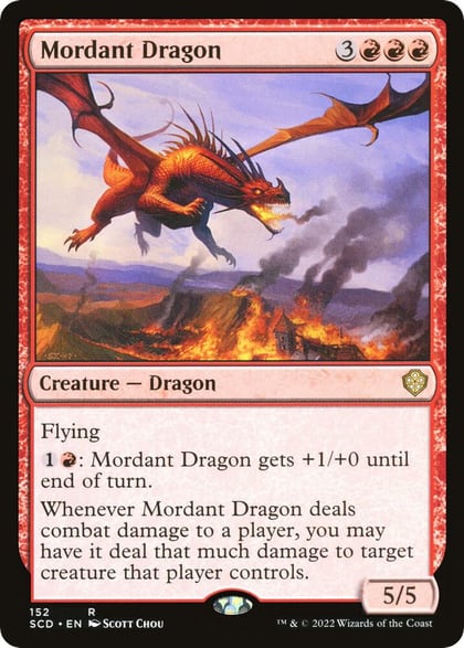 Mordant Dragon, Starter Commander Decks 152