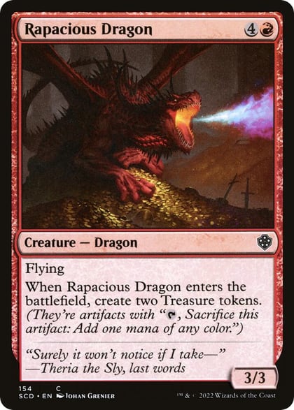 Rapacious Dragon, Starter Commander Decks 154