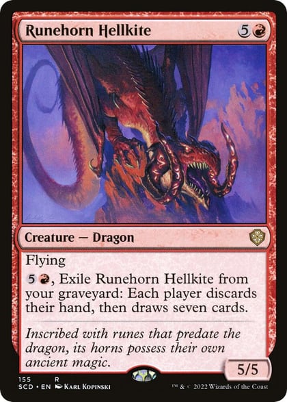 Runehorn Hellkite, Starter Commander Decks 155