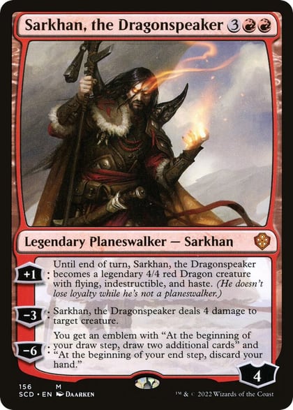 Sarkhan, the Dragonspeaker, Starter Commander Decks 156