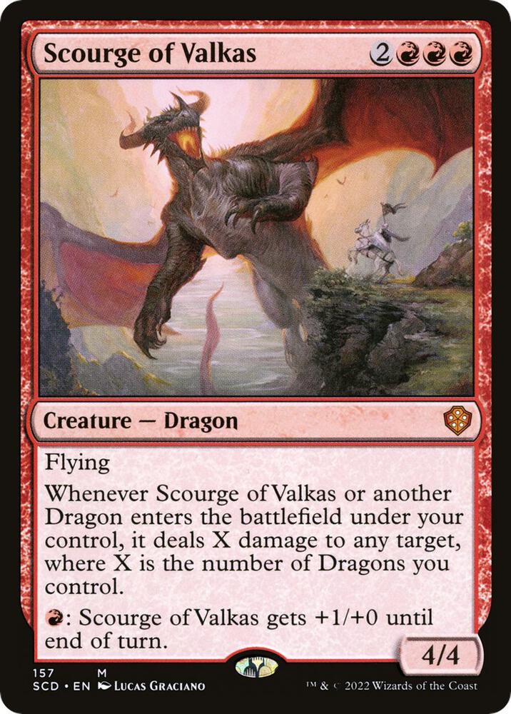 Scourge of Valkas, Starter Commander Decks 157
