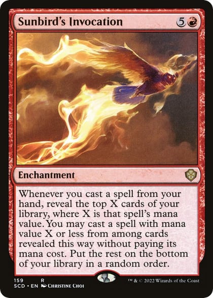 Sunbird's Invocation, Starter Commander Decks 159