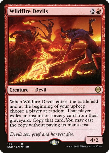 Wildfire Devils, Starter Commander Decks 170