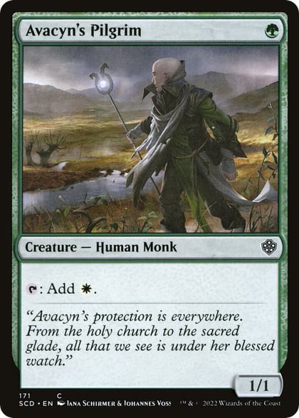 Avacyn's Pilgrim, Starter Commander Decks 171