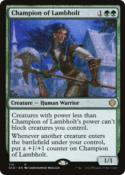 Champion of Lambholt, Starter Commander Decks 174