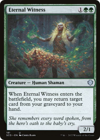 Eternal Witness, Starter Commander Decks 181