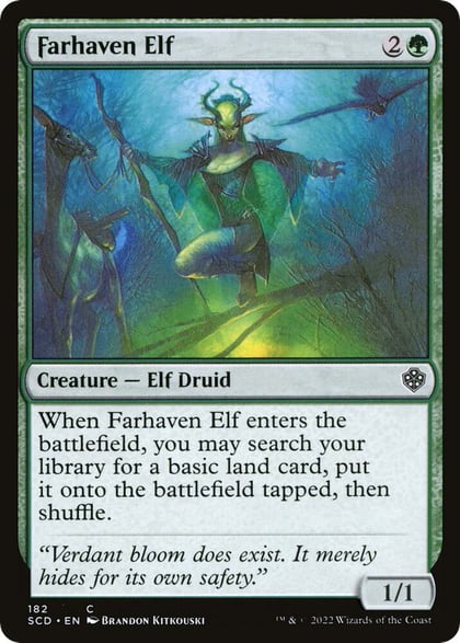 Farhaven Elf, Starter Commander Decks 182