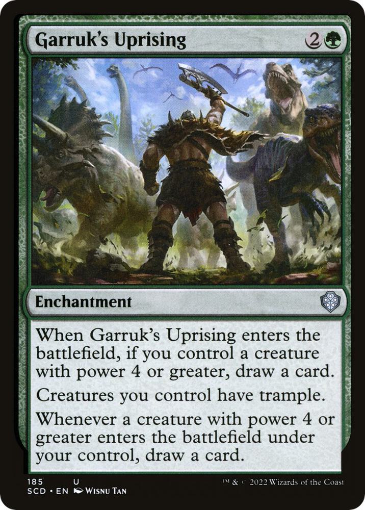 Garruk's Uprising, Starter Commander Decks 185