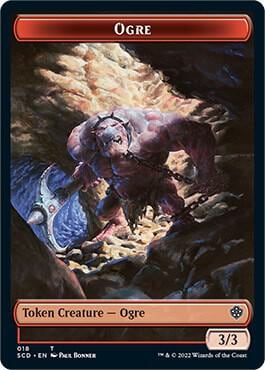 Ogre // Zombie Double-Sided Token, Starter Commander Decks 18 // 13