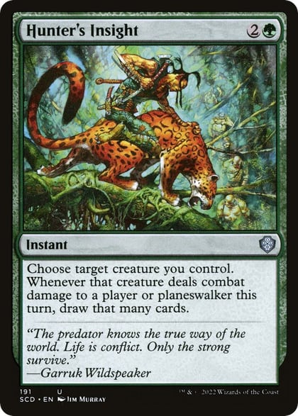 Hunter's Insight, Starter Commander Decks 191