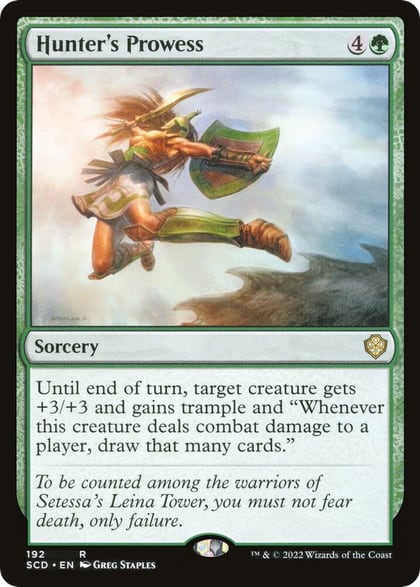 Hunter's Prowess, Starter Commander Decks 192