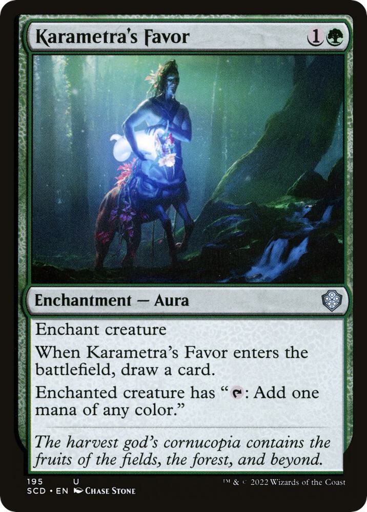 Karametra's Favor, Starter Commander Decks 195