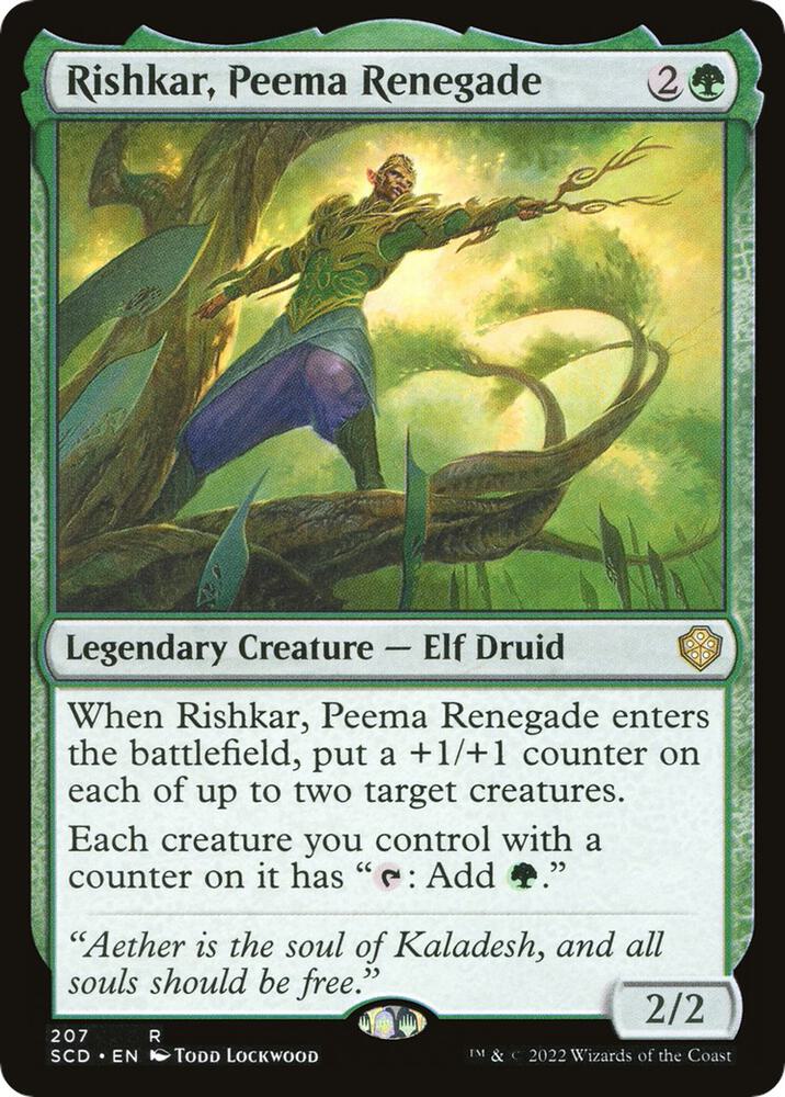 Rishkar, Peema Renegade, Starter Commander Decks 207