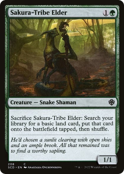 Sakura-Tribe Elder, Starter Commander Decks 208