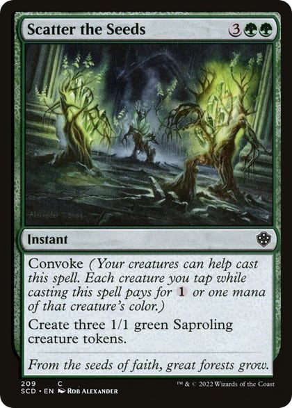 Scatter the Seeds, Starter Commander Decks 209