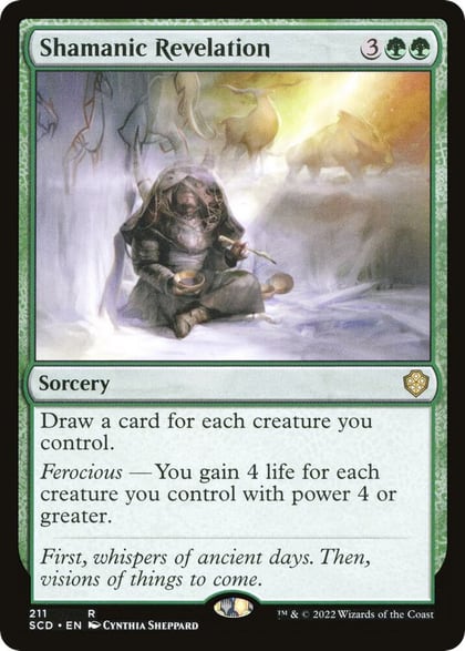 Shamanic Revelation, Starter Commander Decks 211