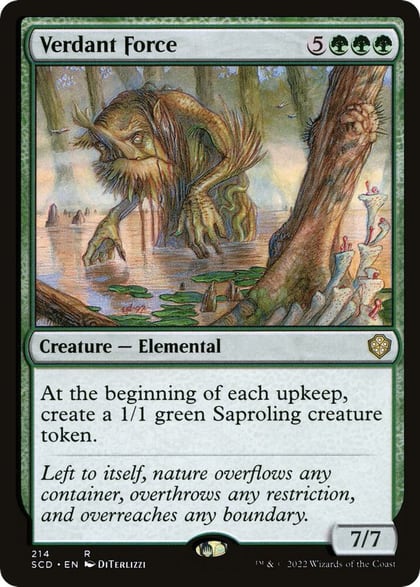 Verdant Force, Starter Commander Decks 214
