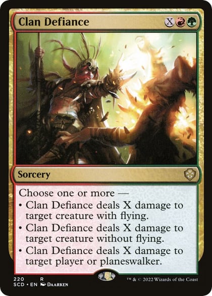 Clan Defiance, Starter Commander Decks 220