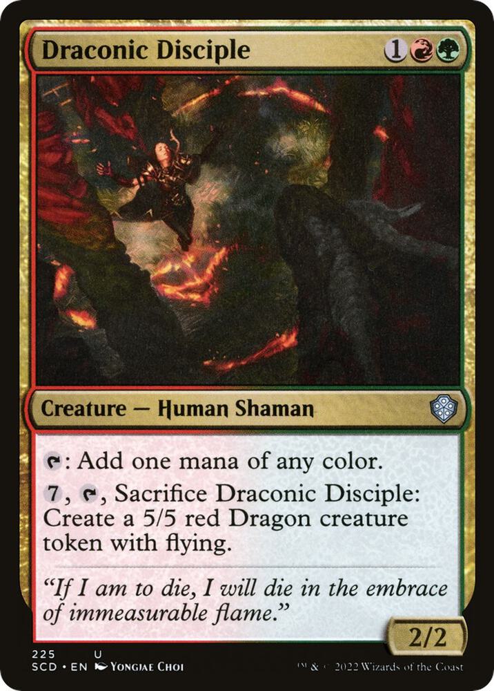 Draconic Disciple, Starter Commander Decks 225