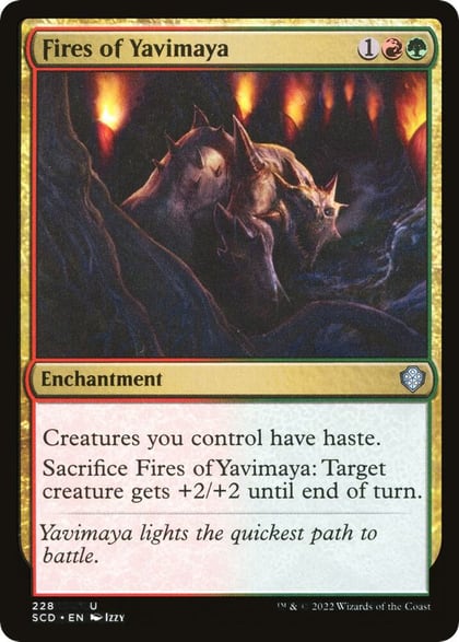Fires of Yavimaya, Starter Commander Decks 228