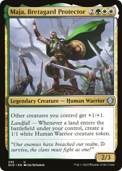 Maja, Bretagard Protector, Starter Commander Decks 235