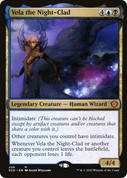 Vela the Night-Clad, Starter Commander Decks 256