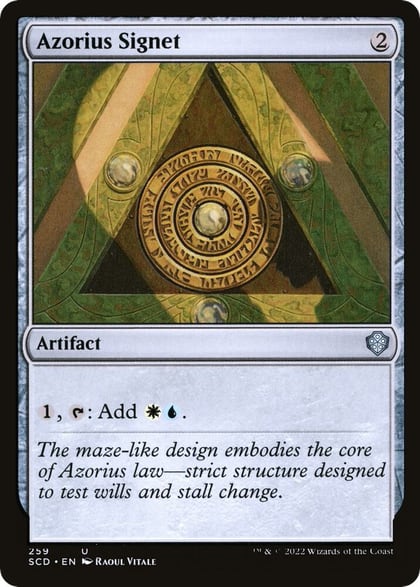 Azorius Signet, Starter Commander Decks 259