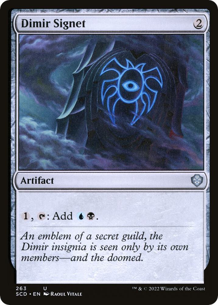 Dimir Signet, Starter Commander Decks 263