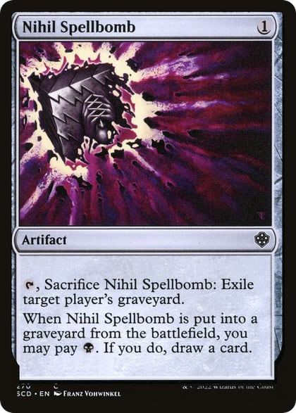Nihil Spellbomb, Starter Commander Decks 270