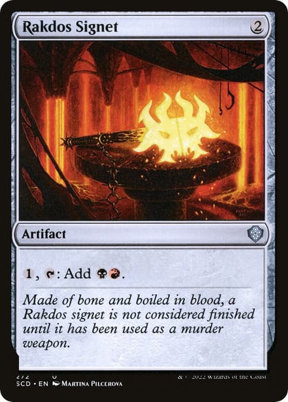 Rakdos Signet, Starter Commander Decks 272