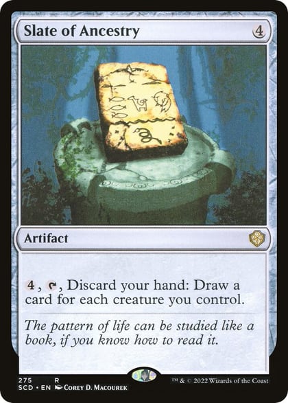 Slate of Ancestry, Starter Commander Decks 275