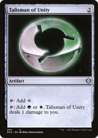 Talisman of Unity, Starter Commander Decks 284