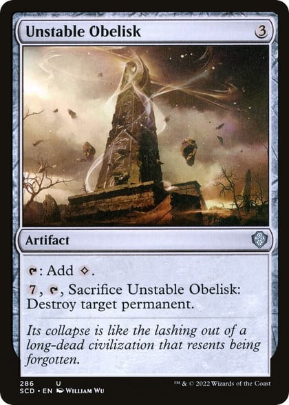 Unstable Obelisk, Starter Commander Decks 286